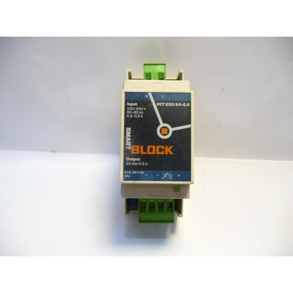 Switched Mode Power Supply, PCT 230/24-0,5, Smart Block (14 Days Warrenty on Entire Stock)